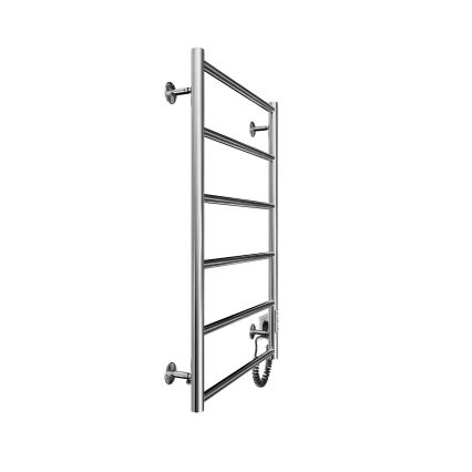 Sèche-serviettes échelle pour salle de bains CLASSIC 110W/230V 81x52 cm acier inoxydable / chrome brillant, version droite