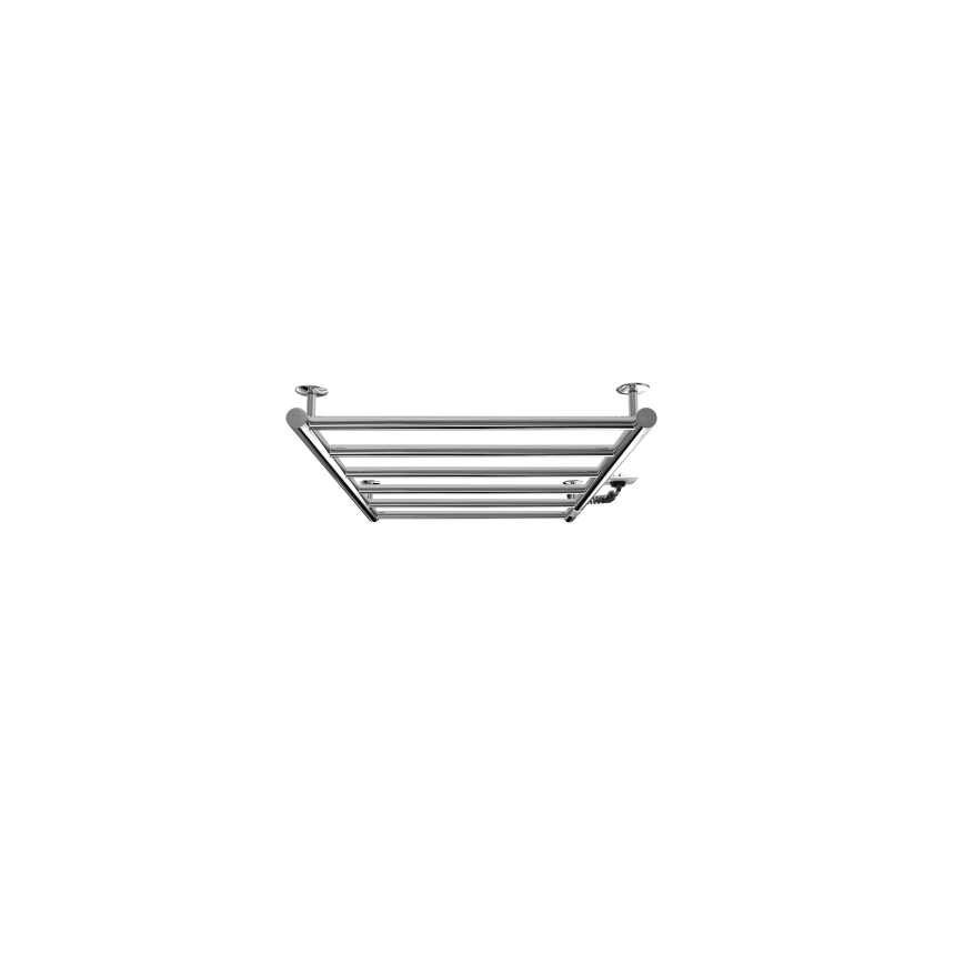 Sèche-serviettes échelle pour salle de bains CLASSIC 110W/230V 81x52 cm acier inoxydable / chrome brillant, version droite