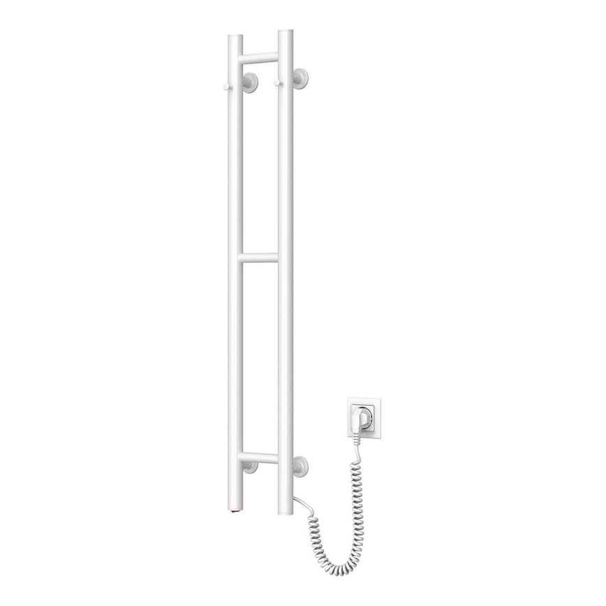 Radiateur sèche-serviettes électrique SILOUETTE 187W/230V 101,1 cm IP44 blanc droit arrondi