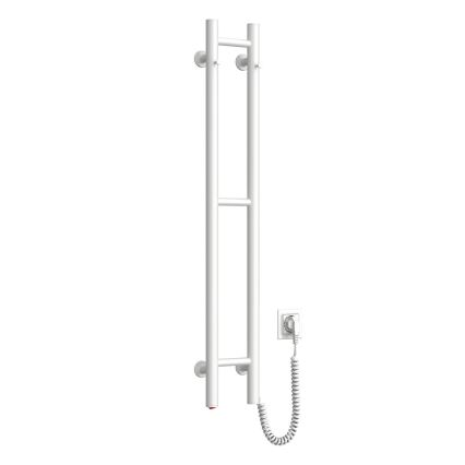 Radiateur sèche-serviettes électrique SILOUETTE 187W/230V 101,1 cm IP44 blanc droit arrondi