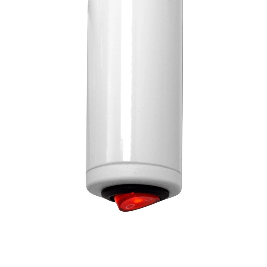 Radiateur sèche-serviettes électrique SILOUETTE 187W/230V 101,1 cm IP44 blanc droit arrondi