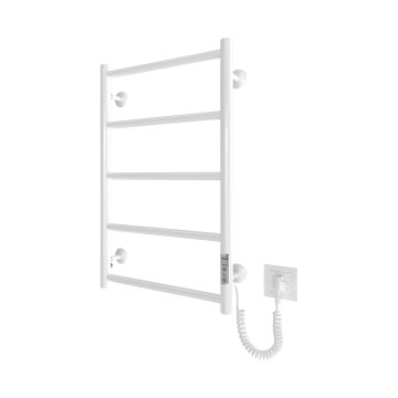 Radiateur sèche-serviettes en échelle CLASSIC 65W/230V 65x43 cm acier inoxydable/blanc droit