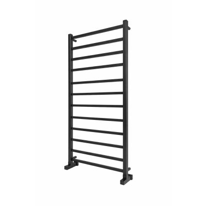 Radiateur sèche-serviettes en échelle INOX TOKIO 233W/230V 117x53 cm acier inoxydable/noir