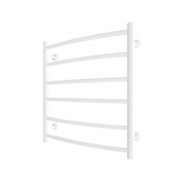 Radiateur sèche-serviettes en échelle pour salle de bains INOX CLASSIC 122W/230V 57x53 cm inox/blanc