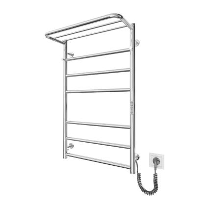 Radiateur sèche-serviettes pour salle de bains HOME 95W/230V 77x53 cm inox/chrome droite