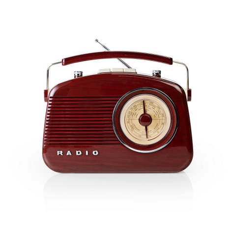 Radio FM 4,5W/230V marron