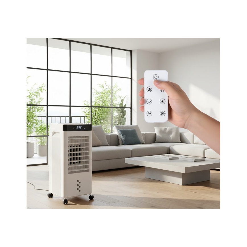 Rafraîchisseur d'air portable VIENTO COOL 65W/230V blanc + télécommande