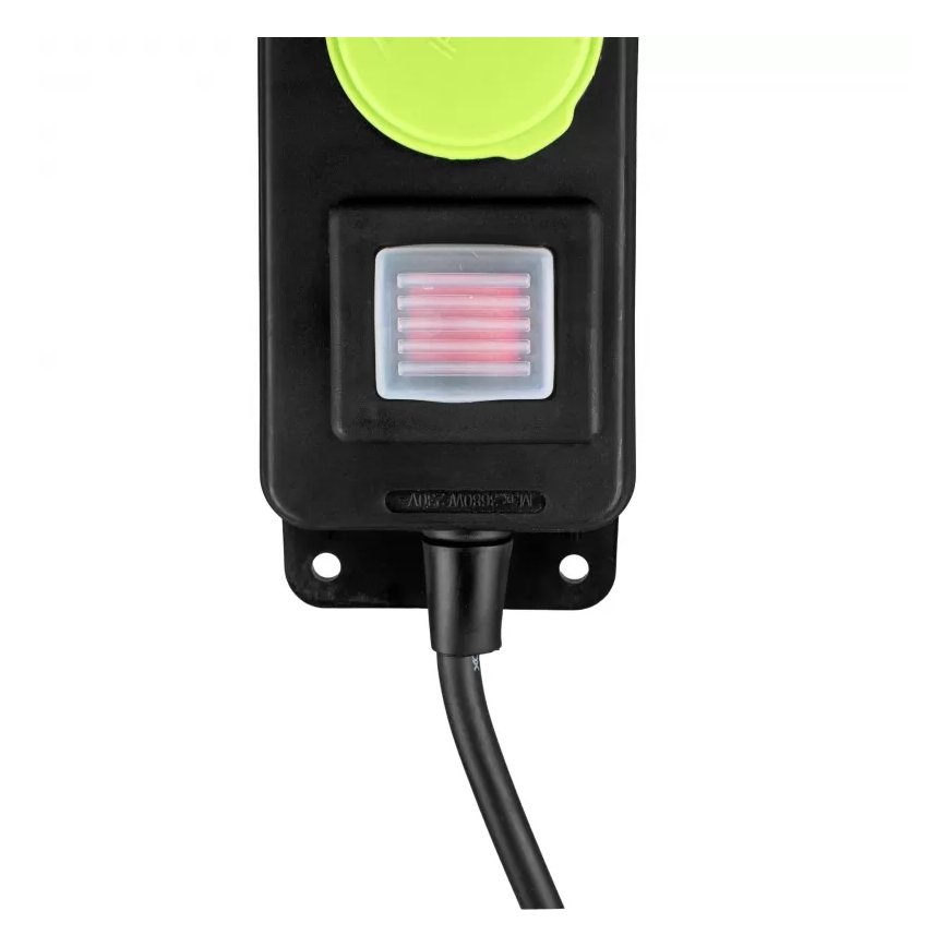 Rallonge 5 m avec interrupteur — 3 prises, IP44