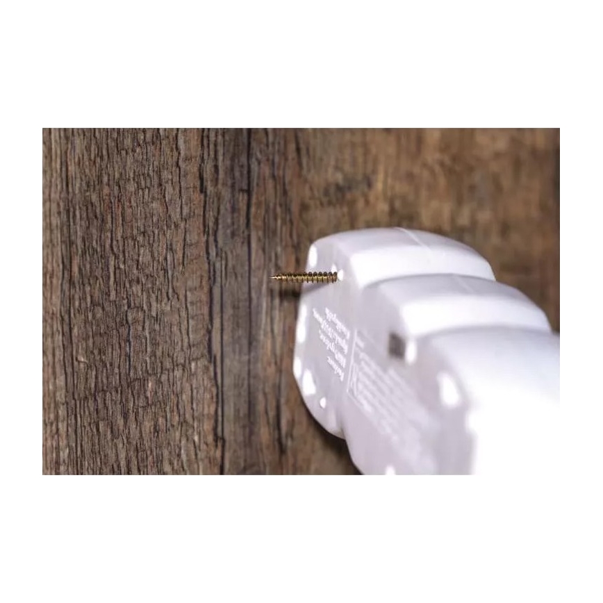 Rallonge avec interrupteur 6Z 3m blanc