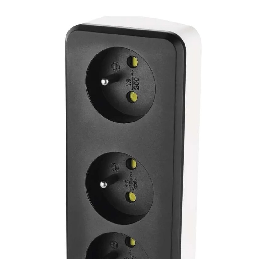Rallonge connectée avec interrupteur GoSmart 4Z + 1xUSB-A + 1xUSB-C 2 m Wi-Fi Tuya