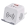 Rallonge cube avec charge sans fil QI 2Z +2xUSB-A+1xUSB-C 2m blanc