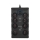 Rallonge électrique avec interrupteur 8Z Type E + 1x USB-A + 1x USB-C 2 m noire