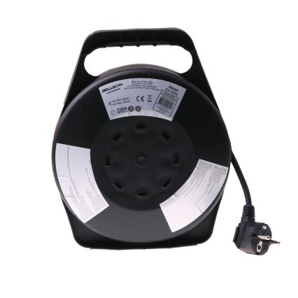 Rallonge sur enrouleur SCHUKO 4Z 10m