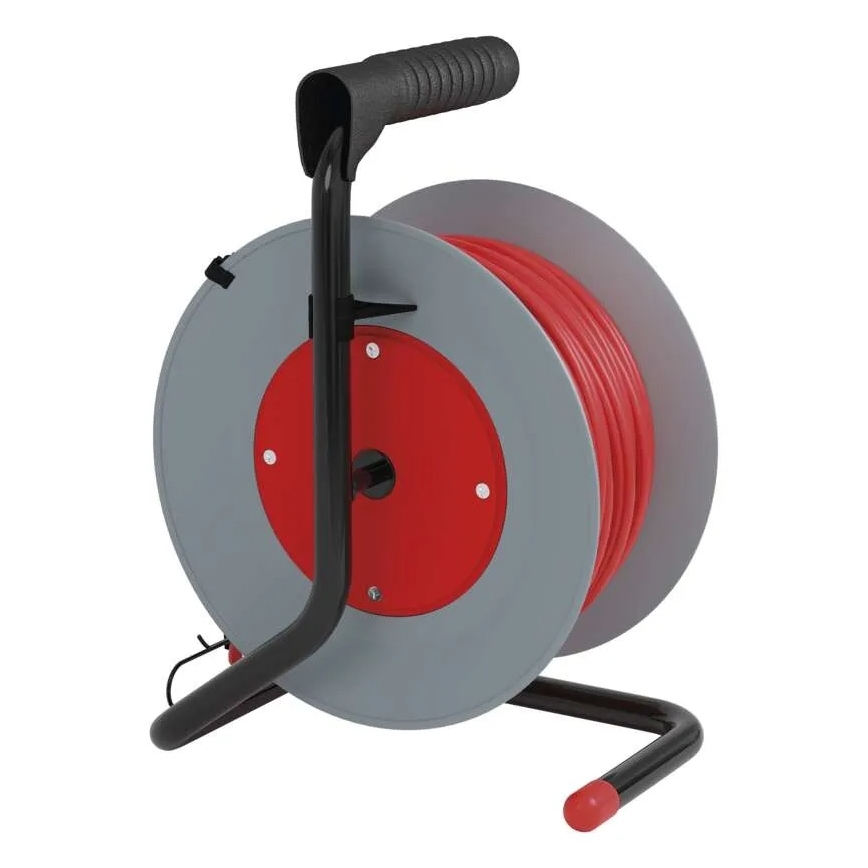 Rallonge sur tambour 4Z 15m rouge/gris