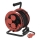 Rallonge sur tambour avec 4 prises 25m IP44 rouge