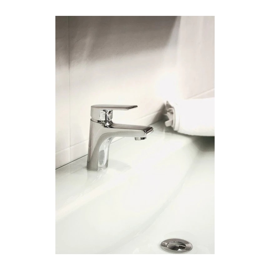 RAV Slezák CO127.0 - Mitigeur pour lavabo + bonde COLORADO 14,3 cm chrome brillant