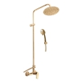 RAV Slezák CO182.5/7Z - Ensemble de douche avec mitigeur COLORADO, finition dorée brillante