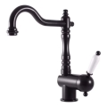 RAV Slezák L508.0/8CMAT - Mitigeur évier/vasque LABE RETRO 25,6 cm noir mat