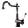 RAV Slezák L508.0/8CMAT - Mitigeur évier/vasque LABE RETRO 25,6 cm noir mat
