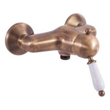 RAV Slezák L581.5SM - Mitigeur de douche LABE RETRO 12,3 cm, finition laiton ancien