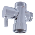 RAV Slezák MD0629 - Sélecteur en céramique pour barres de douche, finition chrome brillant