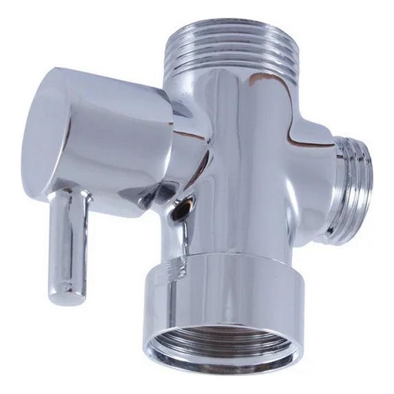 RAV Slezák MD0629 - Sélecteur en céramique pour barres de douche, finition chrome brillant