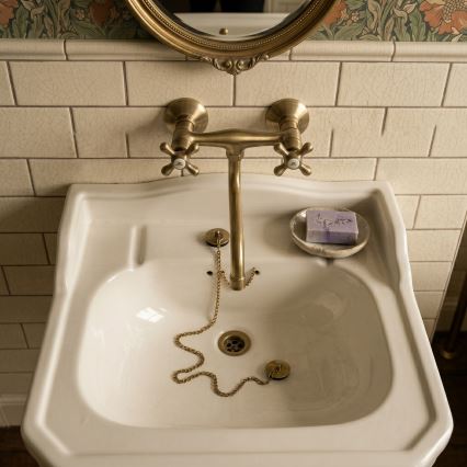 RAV Slezák MK101.5/21SM - Mitigeur évier/lavabo MORAVA RETRO en laiton vieilli