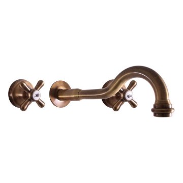 RAV Slezák MK131SM - Mitigeur de lavabo pour installation encastrée MORAVA RETRO en laiton vieilli