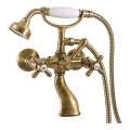 RAV Slezák MK159.5/2SM - Ensemble pour baignoire avec mitigeur MORAVA RETRO, laiton vieilli