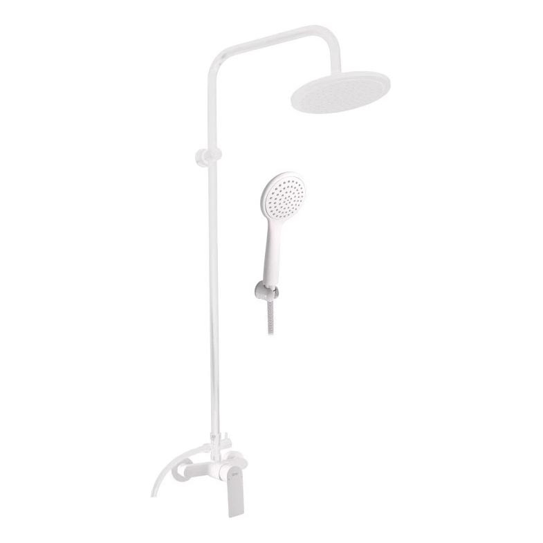RAV Slezák NL182.5/7BMAT - Ensemble de douche complet avec mitigeur NIL, finition blanc mat