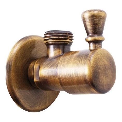 RAV Slezák RV0112SM - Robinet d'arrêt d'angle RETRO laiton vieilli