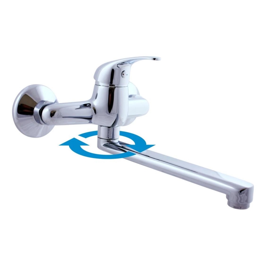 RAV Slezák SA001.5/23 - Mitigeur évier/lavabo SAZAVA, chrome brillant