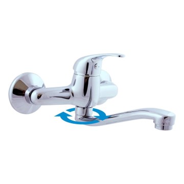 RAV Slezák SA001.5/26 - Mitigeur évier/lavabo SAZAVA chrome brillant