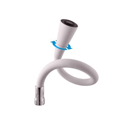 RAV Slezák SA002.5/13S - Mitigeur d'évier SAZAVA 32,3 cm gris/chrome brillant