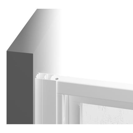 Ravak 00V701R211 - Porte de douche en 3 panneaux SUPERNOVA 90x198 cm blanche