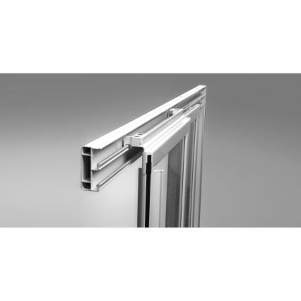 Ravak 00VG01R211 - Porte de douche pliante à 3 volets SUPERNOVA 120x198 cm blanche