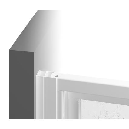 Ravak 15V701R2Z1 - Porte de douche SUPERNOVA 90 x 198 cm blanche