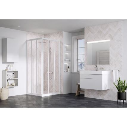 Ravak 15V701R2Z1 - Porte de douche SUPERNOVA 90 x 198 cm blanche