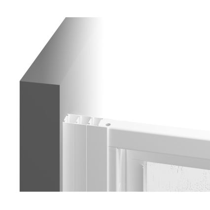 Ravak 15V701R2Z1 - Porte de douche SUPERNOVA 90x198 cm blanche