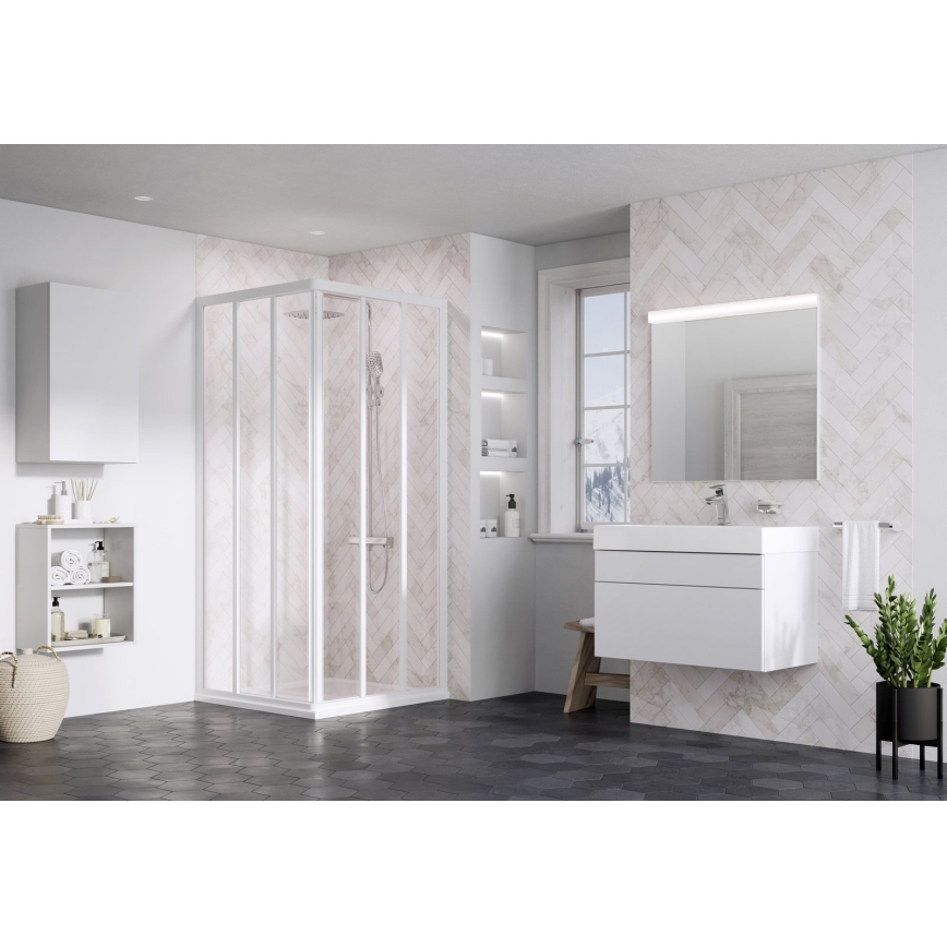 Ravak 15V701R2Z1 - Porte de douche SUPERNOVA 90x198 cm blanche