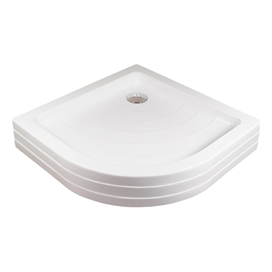 Ravak A207001120 - Receveur de douche quart de cercle RONDA 90 x 90 cm blanc