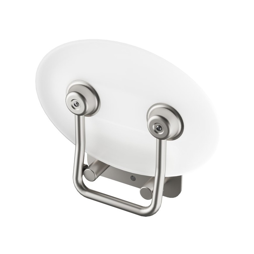 Ravak B8F0000049 - Siège de douche rabattable OVO inox