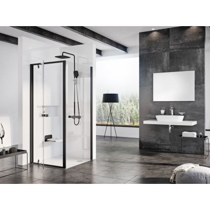 Ravak B8F0000060 - Siège de douche rabattable OVO noir