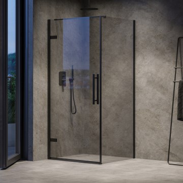 Ravak - Cabine de douche COOL 100 x 100 cm noire