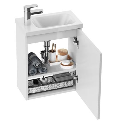 Ravak X000000538 - Meuble sous-vasque CHROME 40 x 50 cm blanc