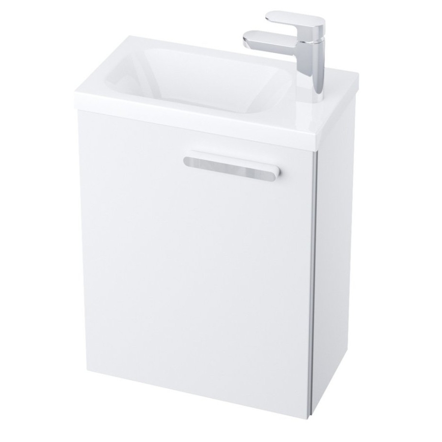 Ravak X000000540 - Porte gauche pour meuble sous-lavabo CHROME, 37,5 x 53 cm, blanche