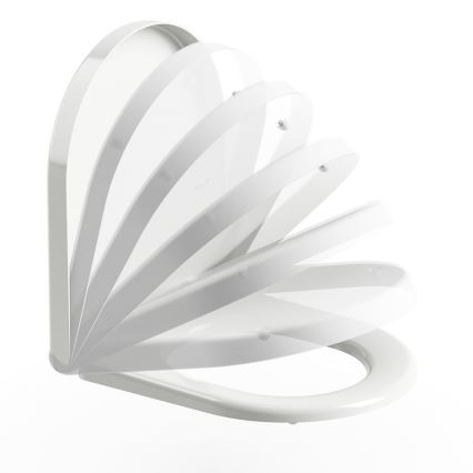 Ravak X01549 - Abattant WC SoftClose UNI CHROME blanc