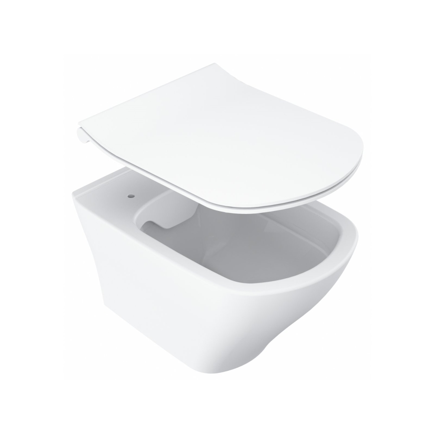 Ravak X01671 - WC suspendu sans rebord CLASSIC céramique/blanc