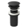 Ravak X01748 - Bonde de lavabo CLICK-CLACK Ø 6,6 cm noire
