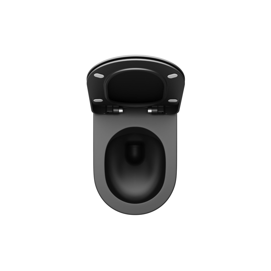 Ravak X01795 - Abattant WC SoftClose CHROME noir